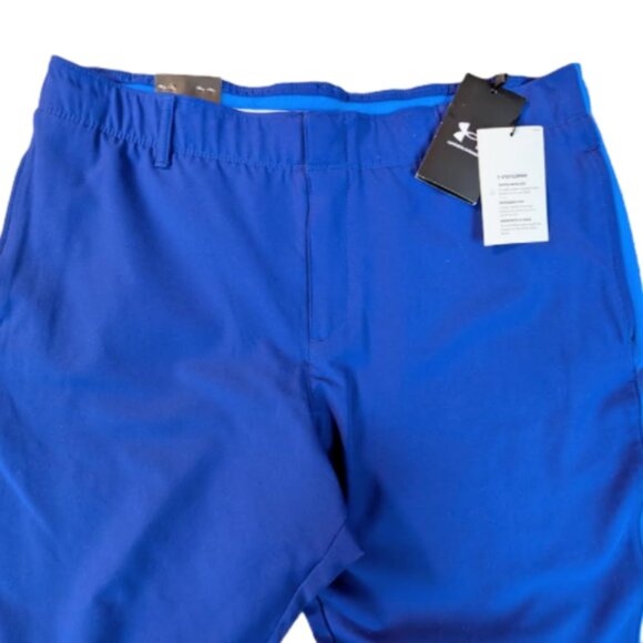 NWT Under Armour Women's UA Storm Rain Outdoor Pants Blue With Side Stripe - Picture 2 of 7